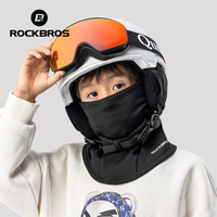 ROCKBROS Child Winter Cycling Balaclava Windproof Thermal Warm Fleece Scarf Face Mask Boy Girl Kids Face Cover Cycling Headwear