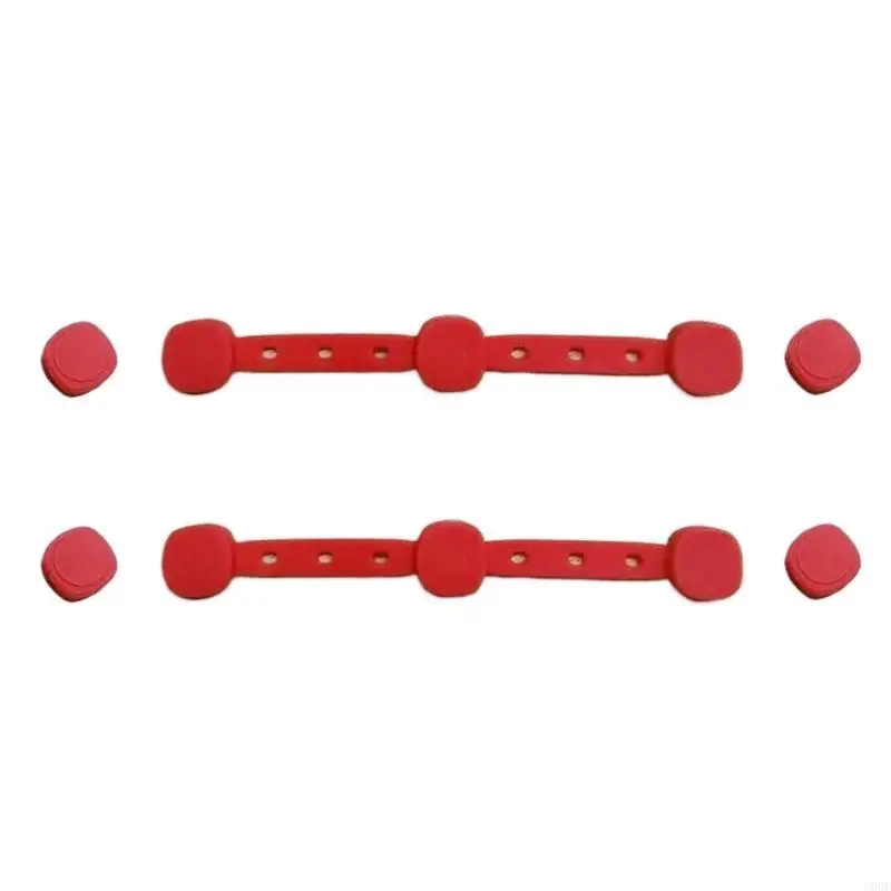 일회용 라이너를 고정하고 실수로 열리는 것을 방지하기 위해 에어프라이어에 적합한 실리콘 마그네틱 버클 2세트