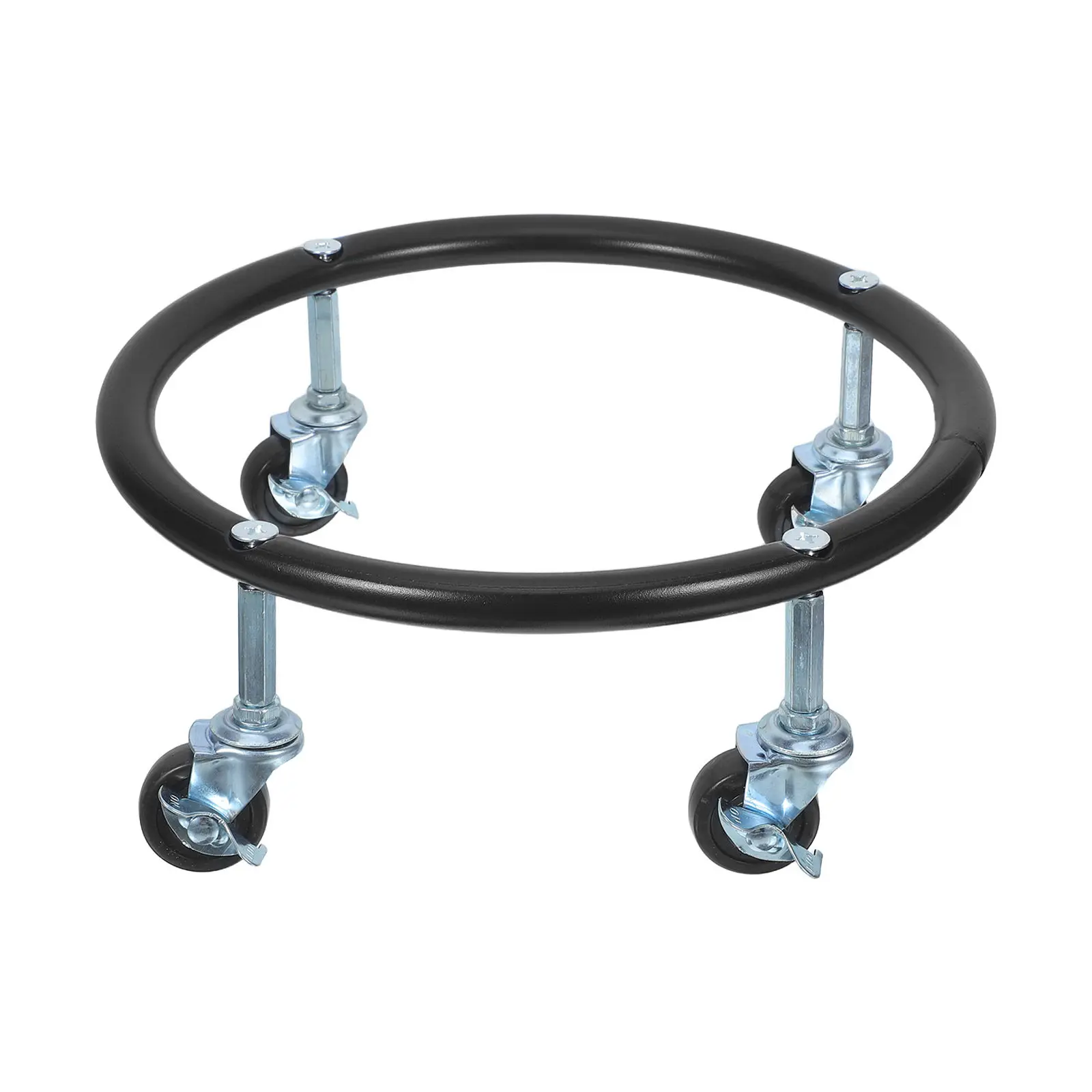 Stainless Steel Propane Cylinder Base Movable Gas Cylinder Holder Stand 25Cm Id Silent Swivel Brake Wheels Household Outdoor