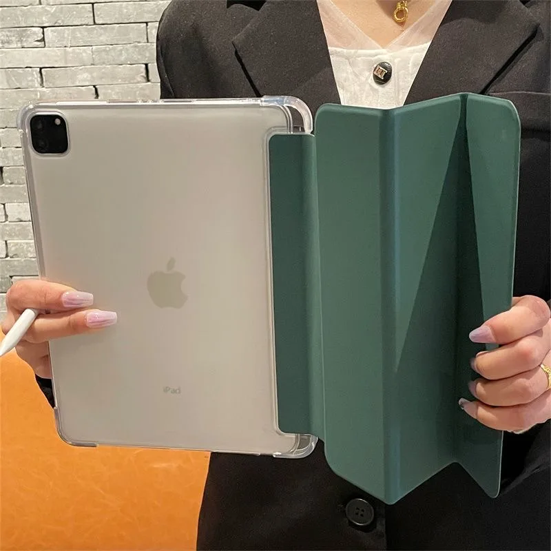 Чехол для iPad 10-го поколения 10,9 mini 7 6 8,3 Прозрачная мягкая задняя часть Funda Capa Apple iPad Air 6 11-го 5 4 Gen 7 8 9 10,2 10,5 11 дюймов