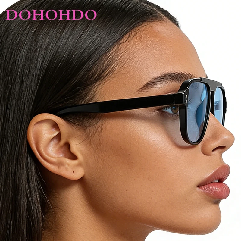 

Vintage Brand Designer Square Frame Sunglasses Men Women Outdoor Travel Driving Shades Eyewear Unisex UV400 Lentes De Sol очк