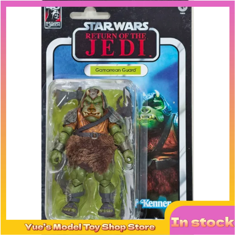 【en-stock】hasbro-star-wars-40th-anniversary-black-series-pighead-gamorrean-guard-action-figure-animation-model-toy-collection