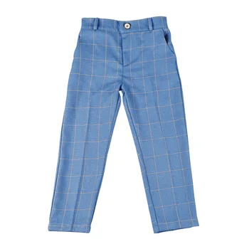 男の子用ロングホワイトウェディングパンツ、スクールスーツ、フォーマルパーティーパンツ、新しい春、2022