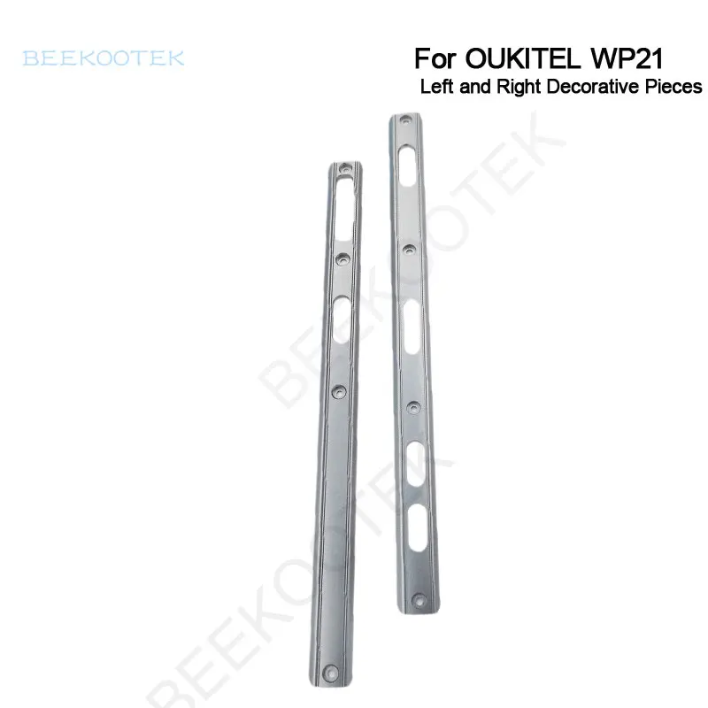 New Original OUKITEL WP21 Middle Metal Piece Left and Right Parts+Side Button Volume Custom Button For OUKITEL WP21 Smartphone