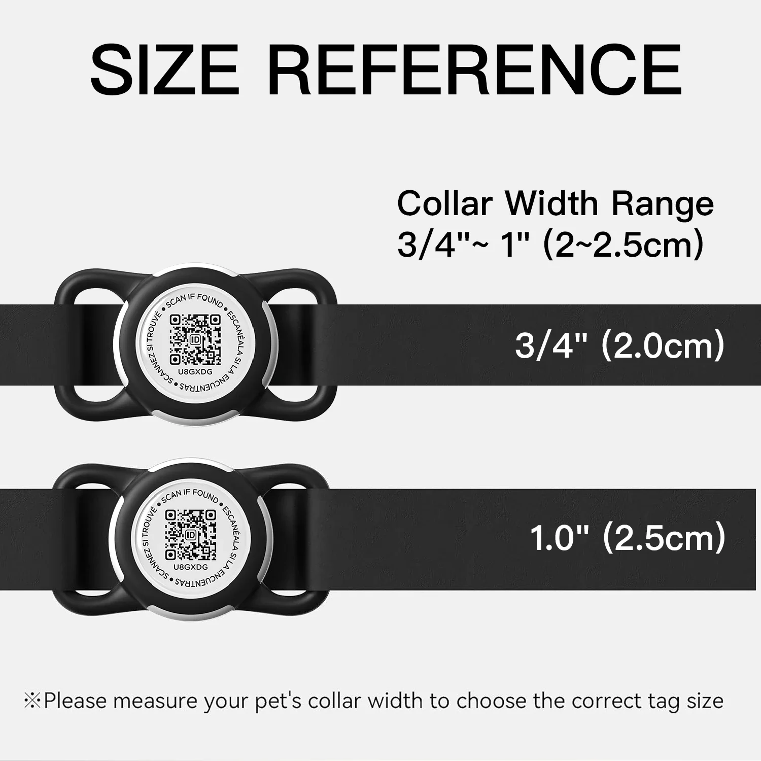 Waterproof Airtag Holder for Dog Collar with QR code Tag, Soft Protective Lightweight Airtag Case for Dog & Cat Collars harness view 6