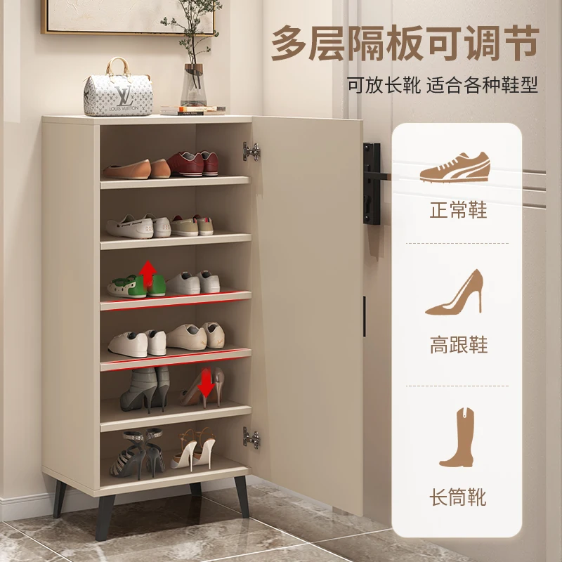 Shoe cabinet, hallway, small household, simple modern entrance, narrow storage, porch cabinet, balcony cabinet, shoe rack