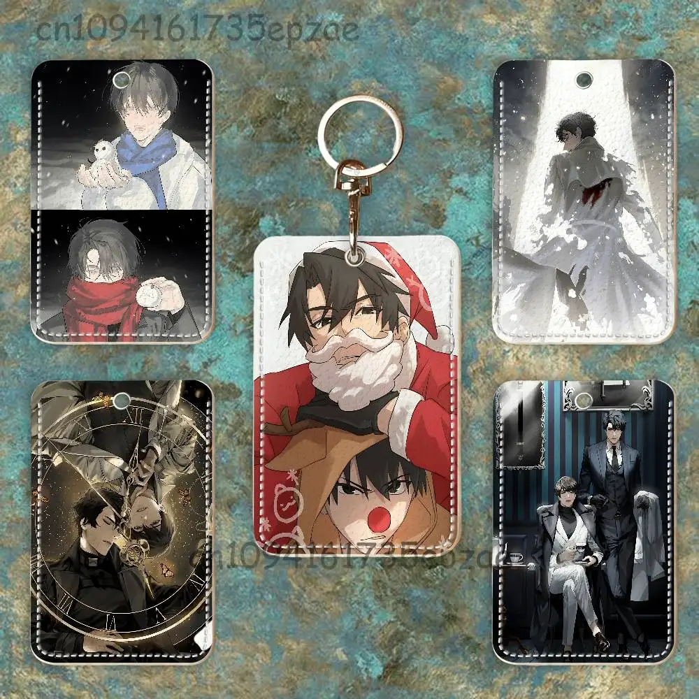 

ORV Joongdok Kim Dokja Joonghyuk Custom Access Card Case Leather Card Holder Keychain Key Ring Transportation Card Case Gifts