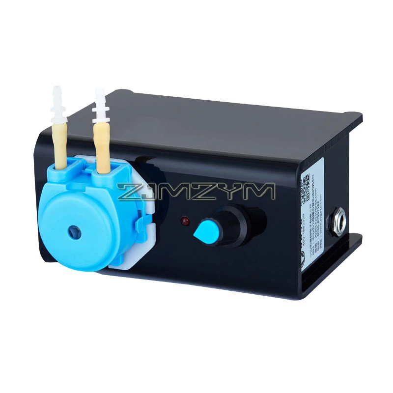 Peristaltic Liquid Dosing Pump for Aquarium Lab,Analytical Adjustable Speed,2m Hose,24V Adapter,DIY 10-200ml, Nasal feeding Pump