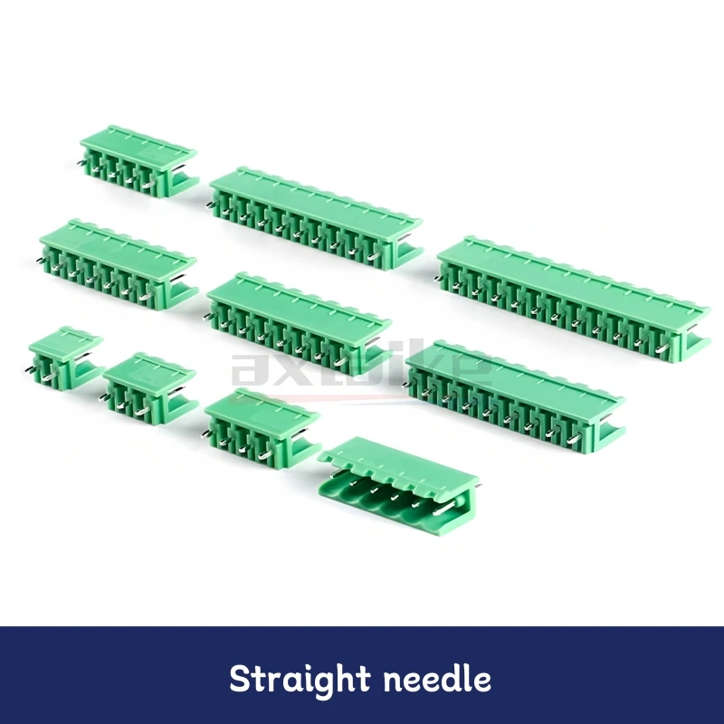10PCS 2EDG 5,08mm KF2EDG 2P 3P 4P 5P 6/7/8Pin 10P 12P Gerade Gebogene Pin Terminal Blöcke Stecker Buchse Draht Stecker