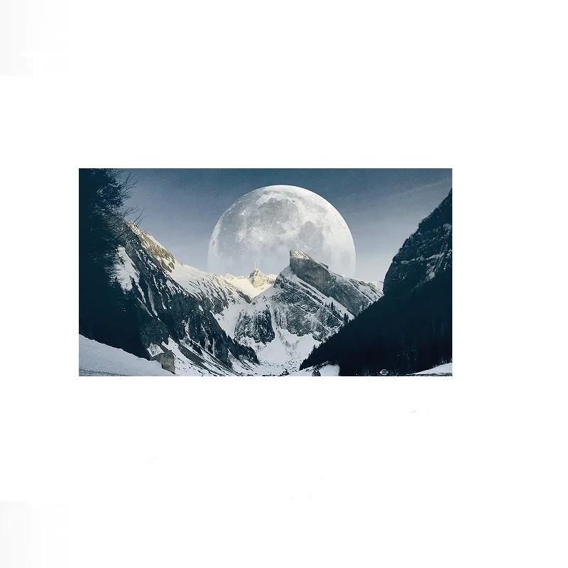 March Full Moon 2025: Full Moon in Virgo Kicks Off Eclipse Season, Print Art Canvas Poster,Living Room , Home Wall Decor Picture