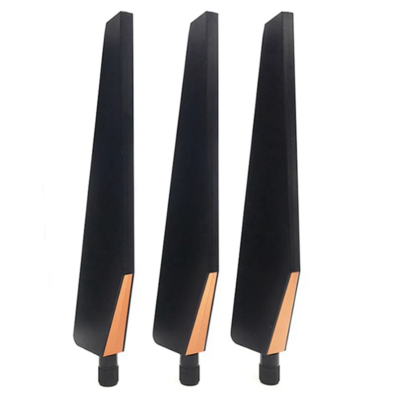 3 unidades para GT-AC5300 roteador sem fio placa de rede sem fio antena AP SMA antena omnidirecional de frequência dupla