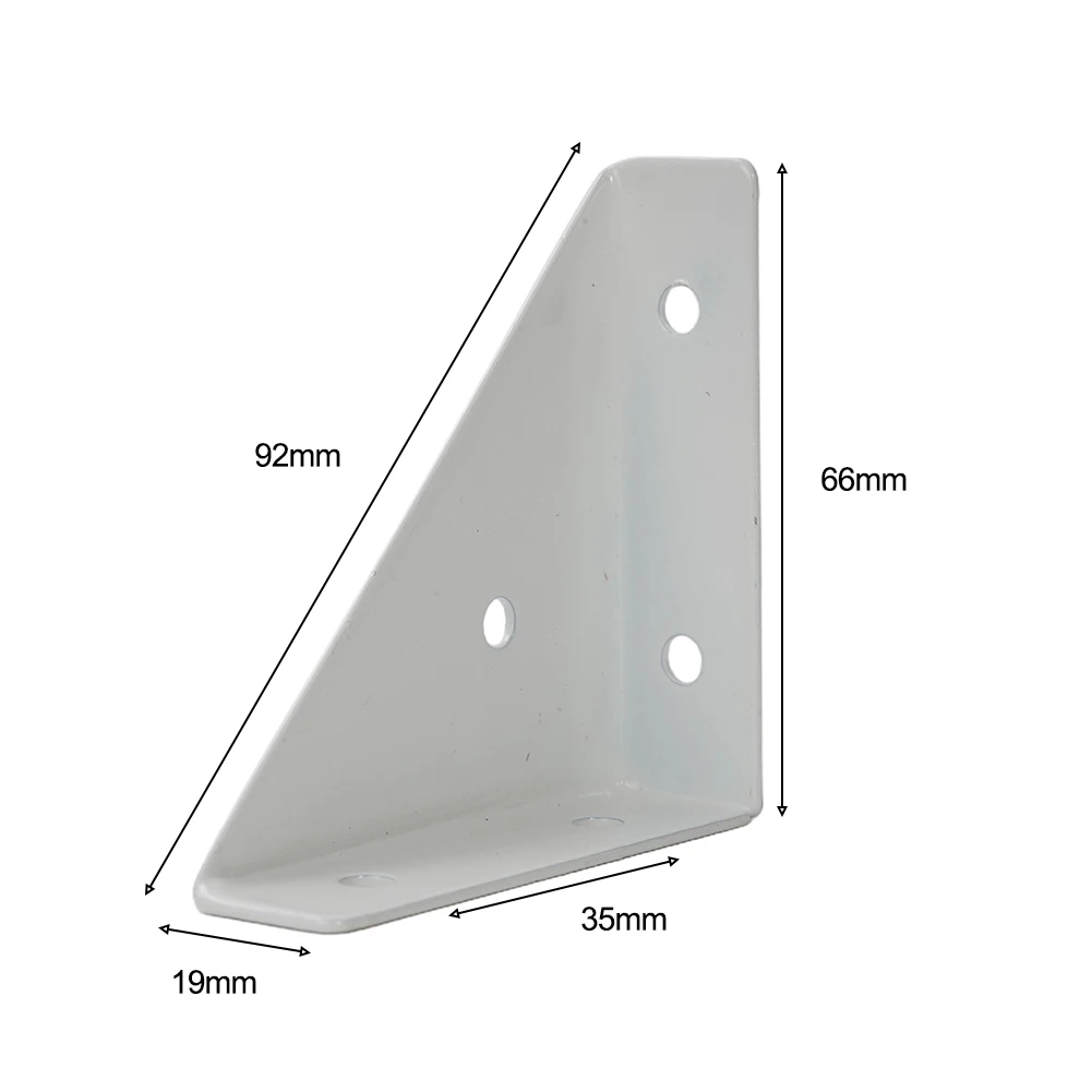 Office Outdoor Garden Corner Brackets Tools Angle Code Heavy Iron Parts Protector Right Triangular Reinforcement