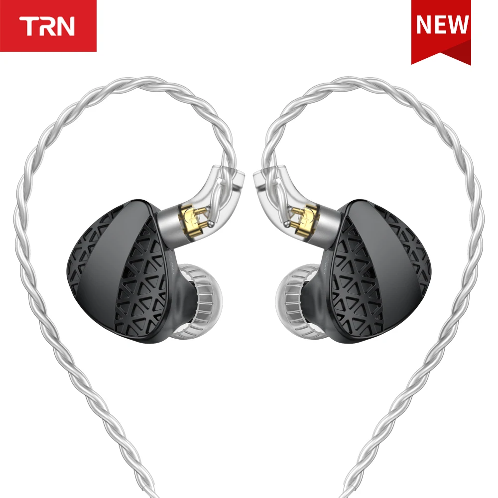 TRN MT3 High-Fidelity In Ear Earphone Dual-Chamber Dynamic N52 Magnet Zinc Alloy In-Ear Earphones Monitor For BAX EMA Kirin MTE