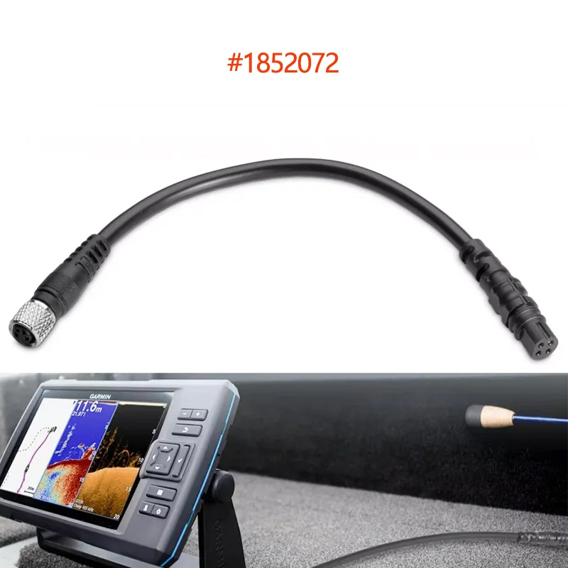 MKR-US2-12 Adaptor Cable - Universal Sonar 2 4-Pin Transducer Adapter Cable 1852072 - for Garmin Echo, EchoMAP, Striker