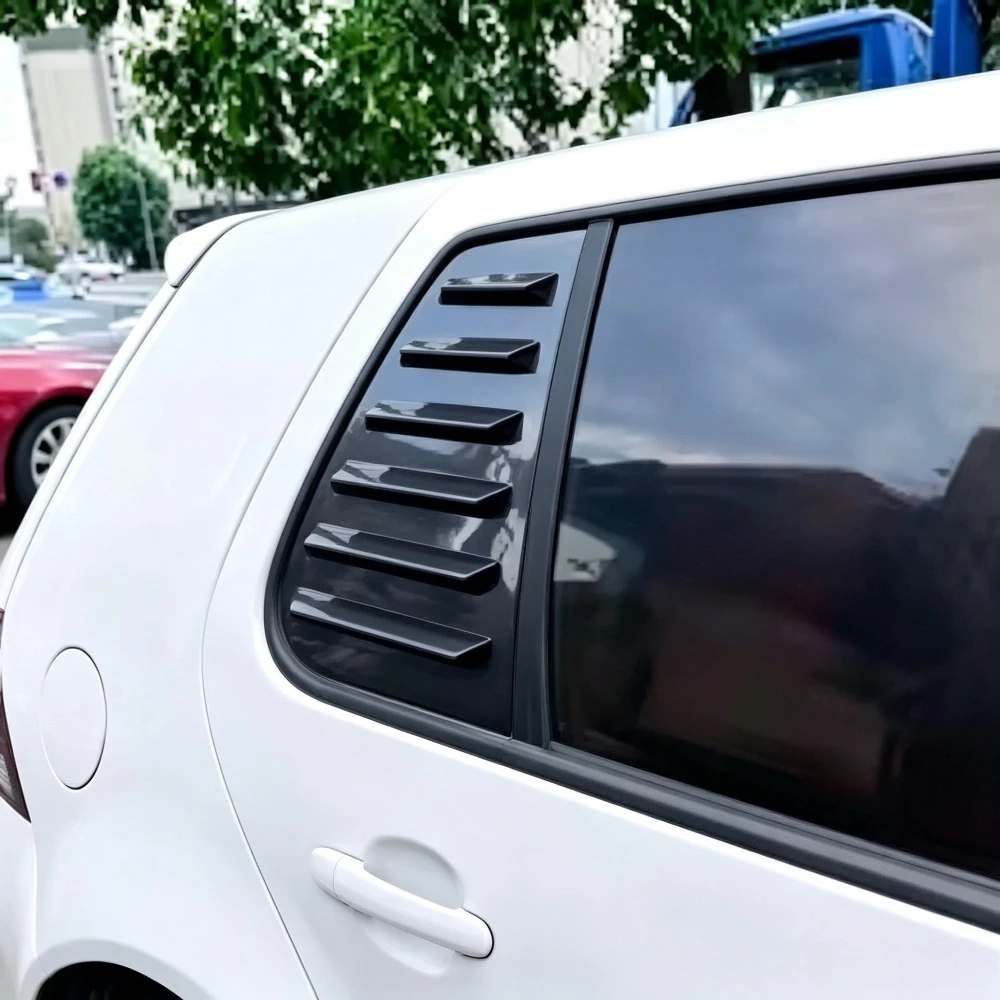 Rear Triangle Blinds Louvers Cover Protector Stickers  for VW Golf MK4 1997-2006 ABS Car ABS Plastic Rear Glass Window Shutter - view 6