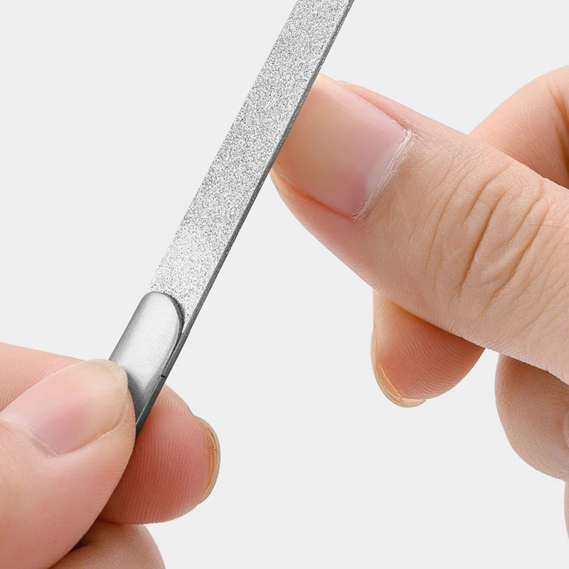Professionelle Nagelfeile Edelstahl Polierblock Schleifen für Nagel Maniküre Zubehör Werkzeuge Kunst Schönheit Finger Zehenpflege Werkzeug