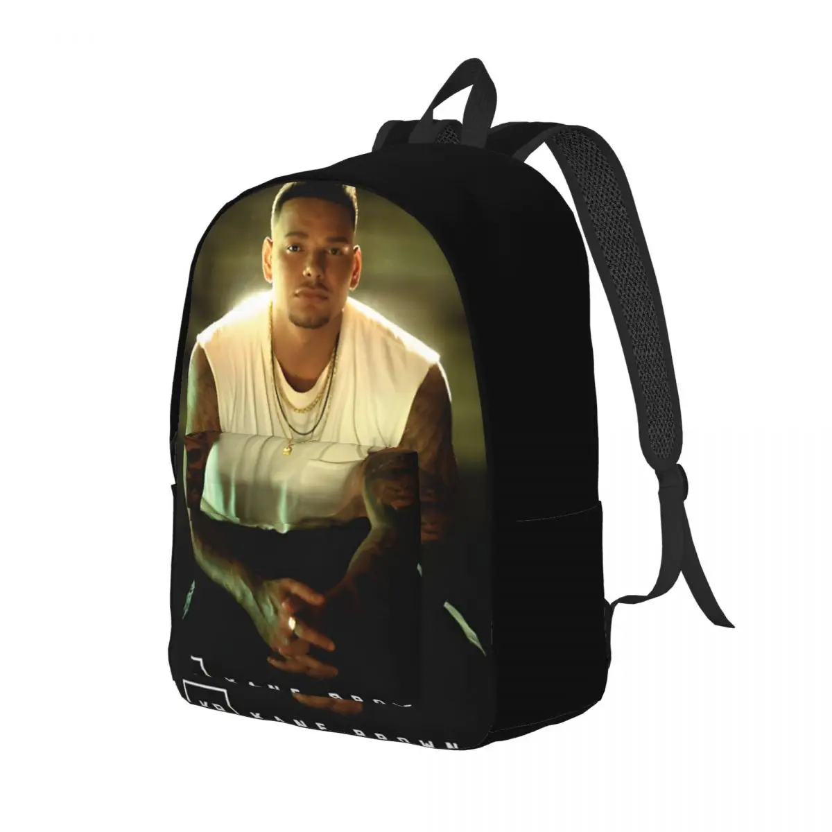 Weekend Picnic Kane Brown Zipper Closure Harajuku Design Chris Brown Kindergarten Bag High School Students Bookbag For Gifts