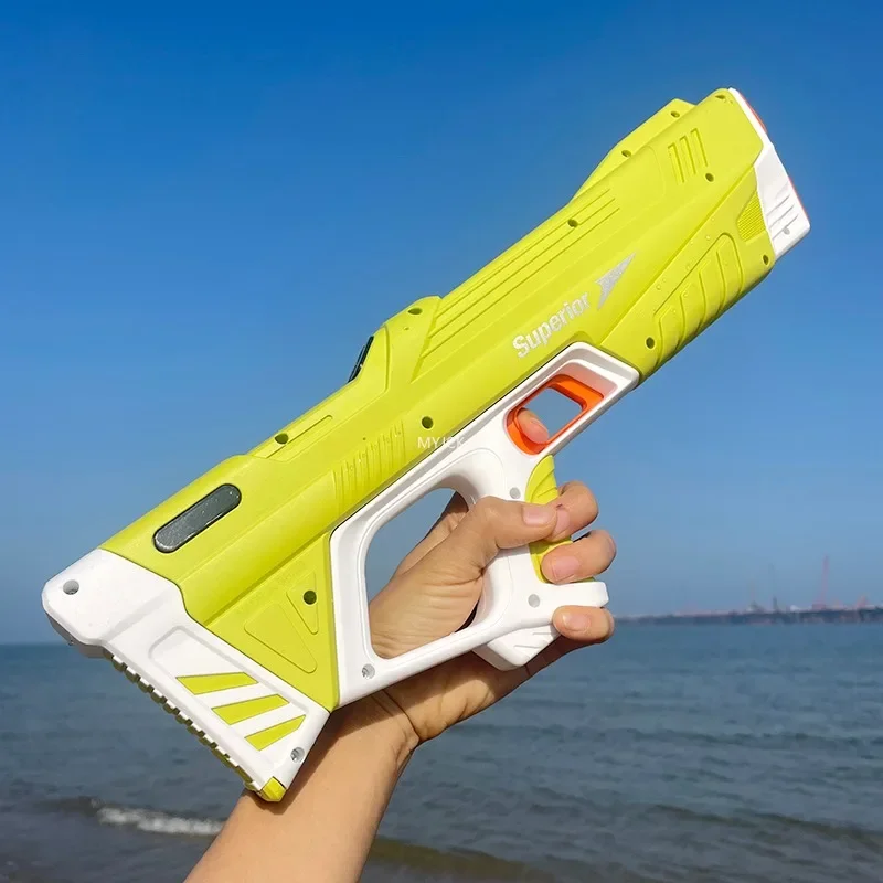 تلقائيا المياه ارتفاع ضغط ألعاب مسدس المياه الكهربائية للأطفال الصيف في الهواء الطلق بركة القتال ألعاب الأطفال ألعاب مياه هدية