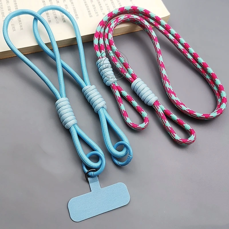 Colorful Knitted Phone Crossbody Strap