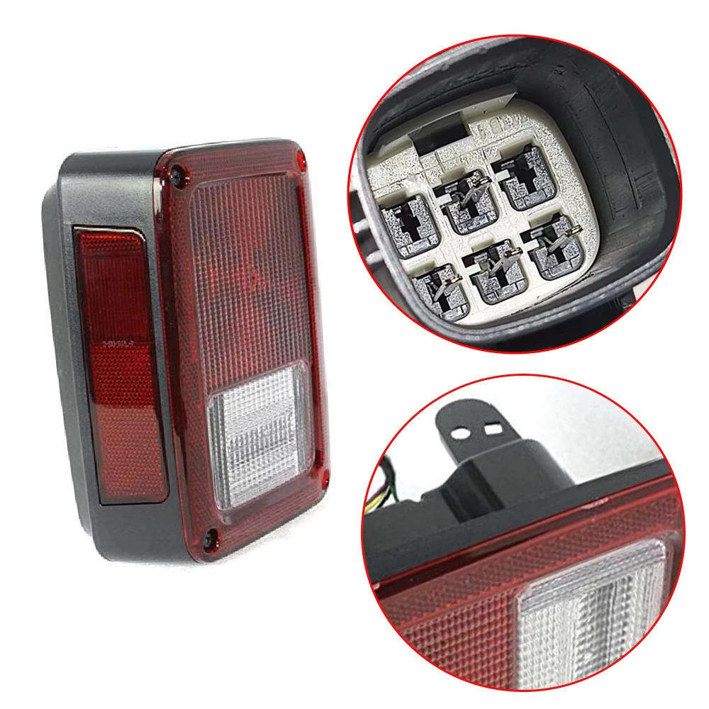 Tail Light Assembly Left Or Right With Harness For Jeep Wrangler JK 2007 2008 2009 2010 2011-2017 Passenger Side Or Driver Side