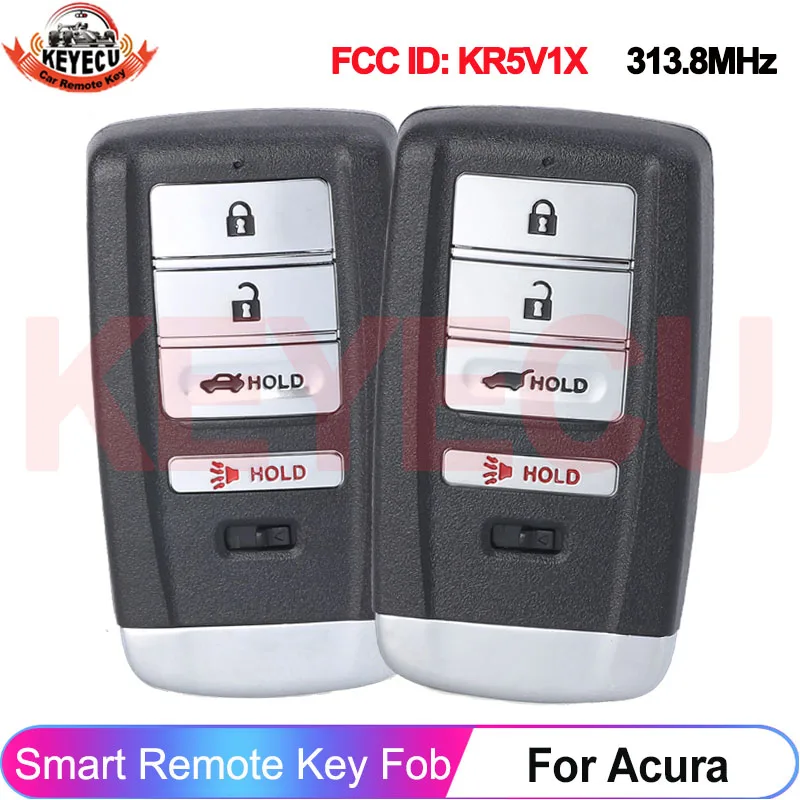 KEYECU KR5V1X For Acura MDX RDX RLX TLX ILX 2014 2015 2016 2017 2018 2019 2020 Smart 313.8MHz Remote Key A2C32523200 A2C32523300