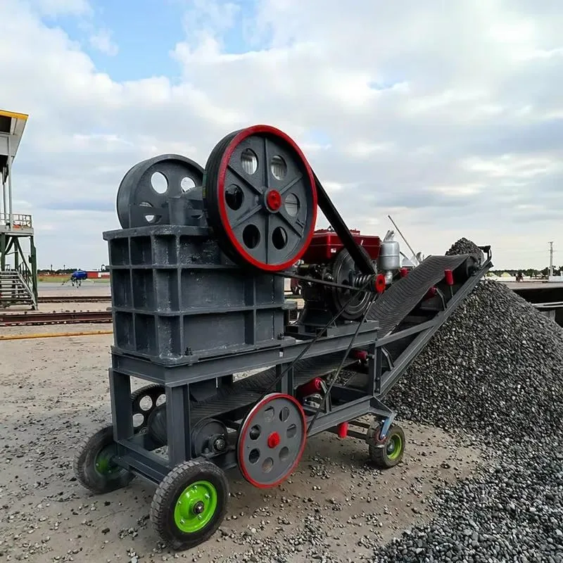PE200x300 Mobile Jaw Crusher Portable Rock Crushing Machine for Mining Quarry Stone Processing Equipment