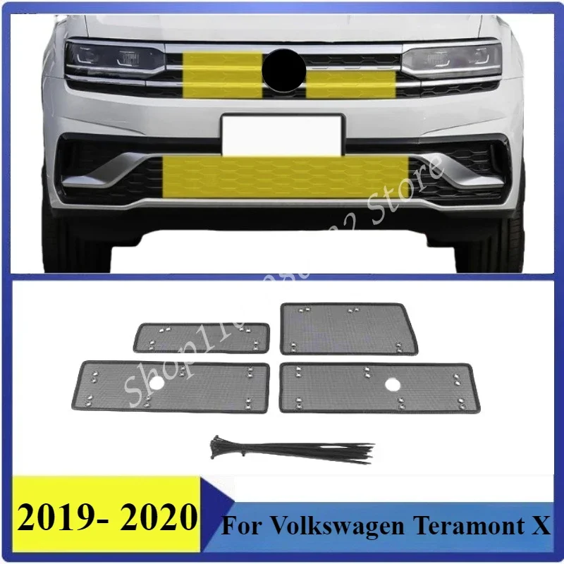 

Insect-proof Air Inlet Protect Cover Airin Insert Net Vent Racing Grill For Volkswagen Teramont X 2019- 2020 Filter