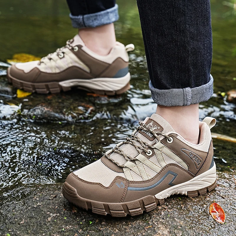 Wandel-En Trekkingschoenen Anti-Slip Wandelschoenen Voor Heren Ademende Outdoorschoenen Man Trekking Sneakers 2023 Klimschoenen