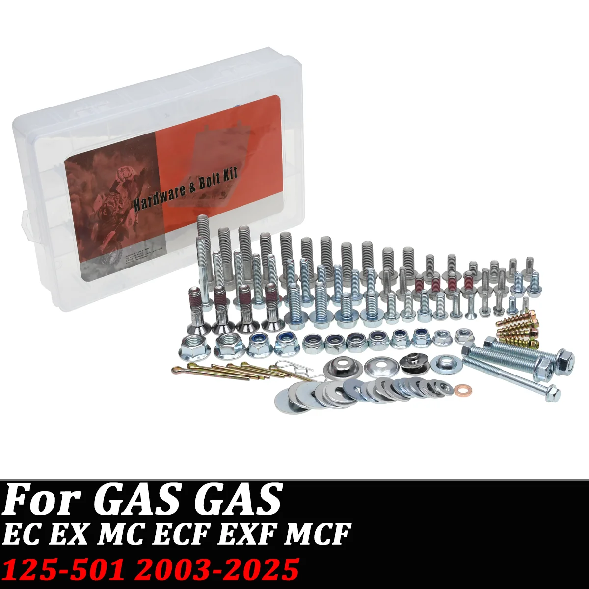 

DirtBike Hardware Bolt Full Plastics Fastener Kit For Gas Gas 125-501 EC EX MC ECF EXF MCF Yamaha 85-450 YZ YZF WR WRF 2003-2025