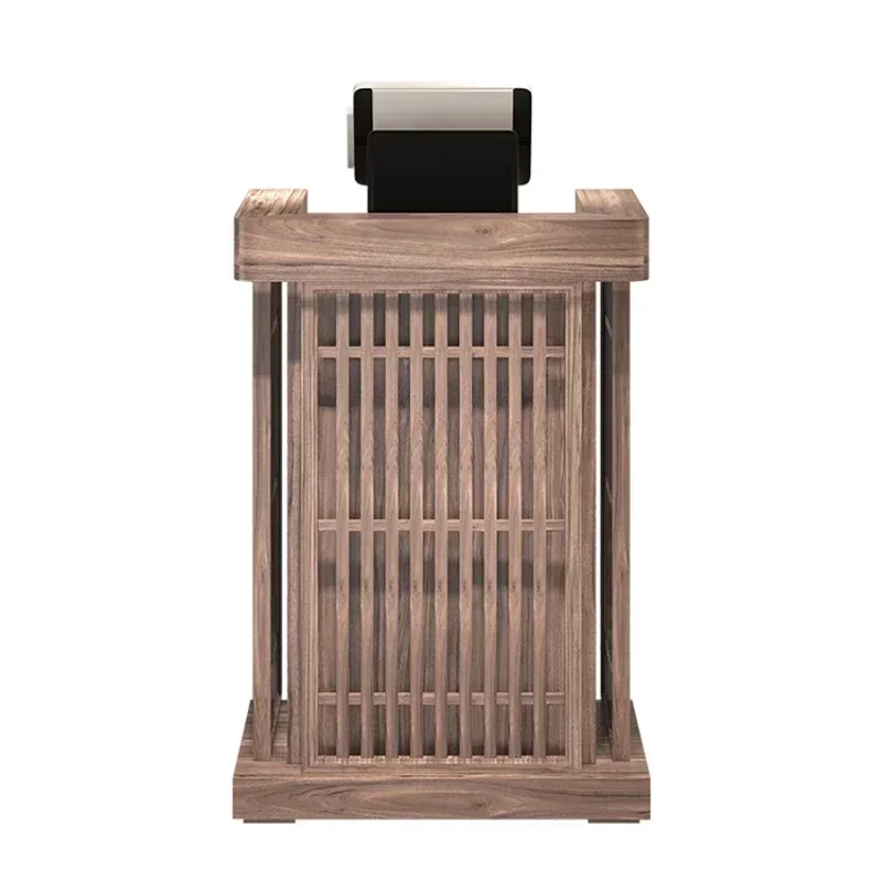 

Chinese Cashier Retro Tea House Pavilion of Regimen Restaurant Ding Room Reception Desk Reception Desk