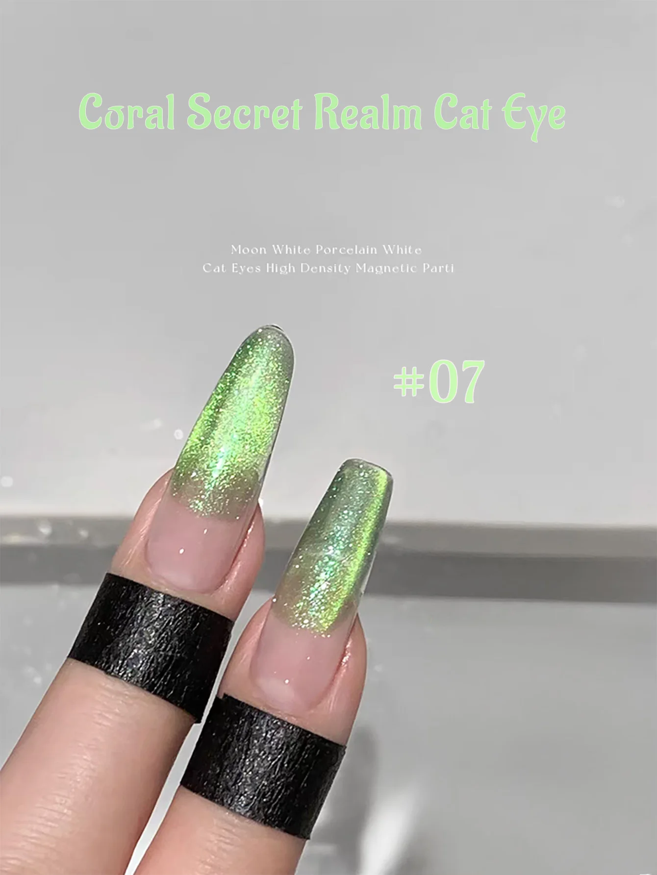 ZH 1-20 Pz Corallo Mistero Perline di Vetro Cat Eye Gel Smalto per unghie 2025 Nuovo Multicolor Esplosivo Sparkle Pietra Cat Eye Nail Art