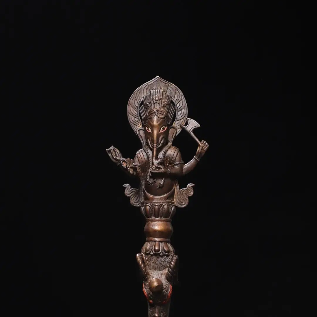 Ganesha Phurba Vajra Pestle Tantric Buddhist Utensils Fengshui Decoration Buddha Pestle Handicrafts Subduing Magic Pestle