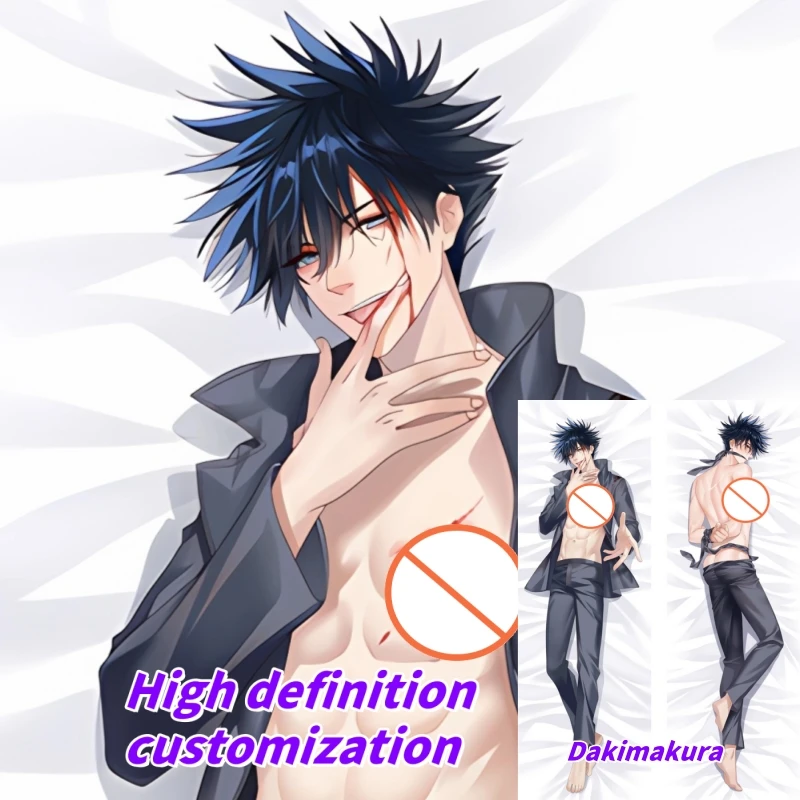 

Dakimakura Anime Jujutsu Kaisen Fushiguro Megumi Double-sided Print Of Life-size Body Pillowcase Gifts Can be Customized