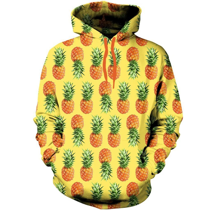 Watermelon Hoodies Kiwi Fruit 3D Printed Men Women Streetwear 2025 Hooded Sweatshirts Pickle Pullovers Male Tops Unisex Clothing