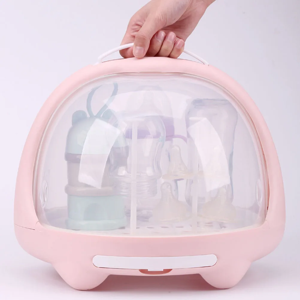 

1pc Baby Bottle Storage Holder Sealed Box Kitchen Draining Drying Organizer Container For Milk Bottle Water Cup Pacifiers