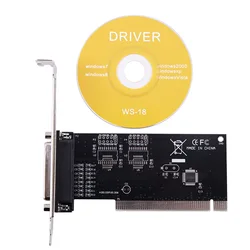 Pci Expansion Card Adapter 25Pin Parallel Lpt Pci To Parallel Db25 Printer Port Controller Card