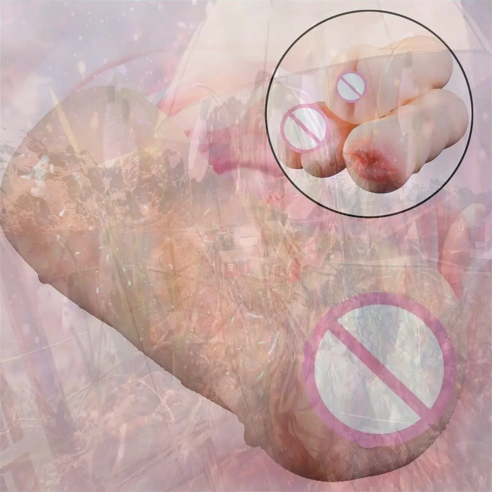 Vagina Real mujer Silcone muñeca Perinee amarillo eyaculación coño juguetes para adultos para hombres muñeca sexual hombre vibrador azúcar culo adulto