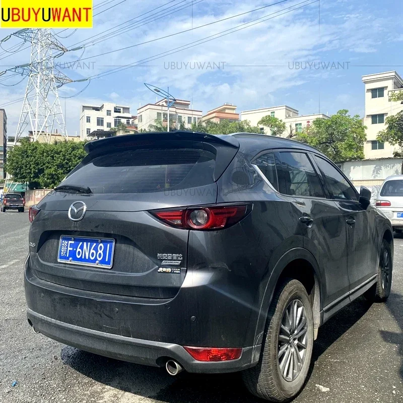 UBUYUWANT For MAZDA CX-5 CX5 2017 2018 2019 2020 2021 ABS Exterior Rear Spoiler Tail Trunk Boot Wing Decoration Car Styling view 3
