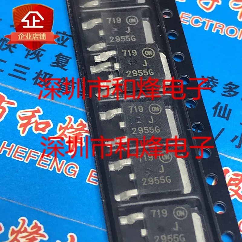 10PCS J2955G MJD2955T4G  TO-252 60V 10A   in stock 100% new and original