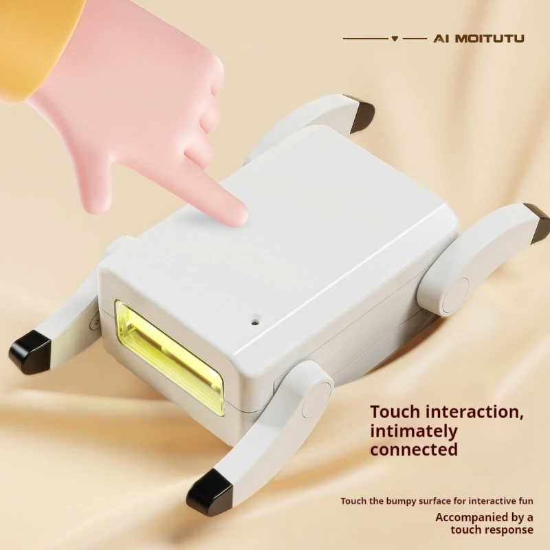 Moitutu AI Smart Robot Dog V3.0 Ai Voice Interactive Desktop Electronic Pet Early Education Mini Portable Companion Robot Toy view 4