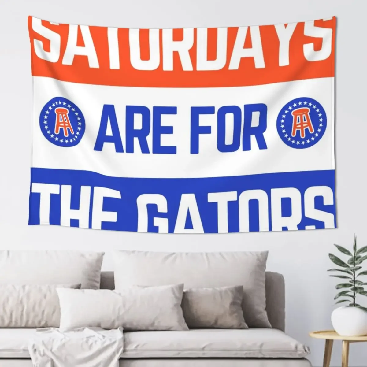 Saturdays are for the Gators Tapestry Wall Decorations Luxury Living Room Decoration Home Decor Accessories Tapestry