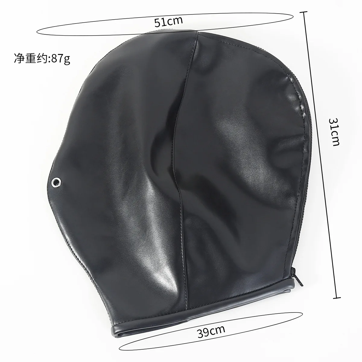 Maschera per il viso in pelle PU: design con blocco definitivo per cosplay, spettacoli di danza, oggetti di scena teatrali