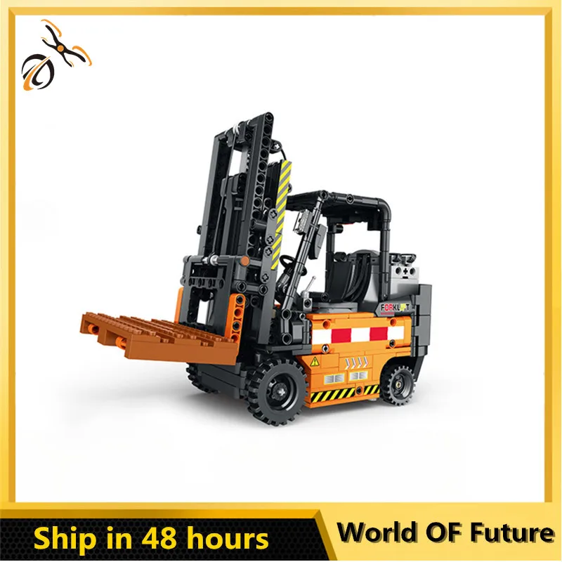 

High-tech Engineering Car RC Remote Control Mechanical Forklift Moc Bricks Model Building Blocks for Boys Bricks Blocks Gift