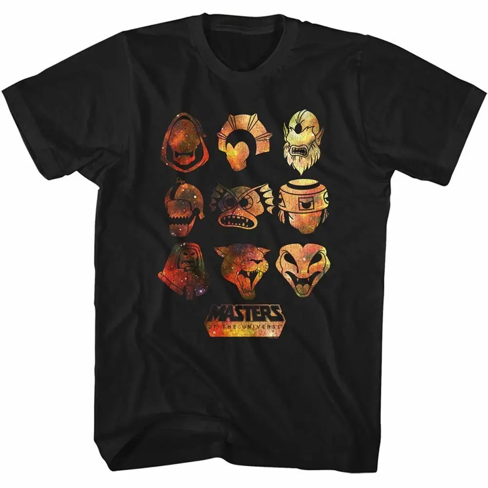 Masters Of The Universe Galaxy Villains Black Adult T Shirt