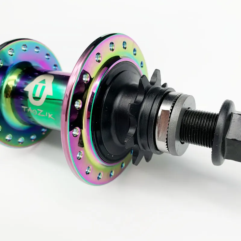 TAOZIK BXH-01 36 H Slick Color 6 Pawls 5 Bearings 9 T Masas Freehub CUBO Ratchet BMX Hubs