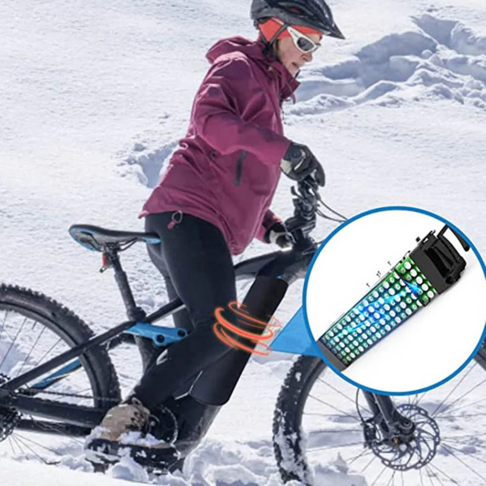 Adjustable Electric Bicycle Protective Battery Case With Fastener Tape Dustproof Thermal Cover Neoprene Waterproof Battery Bag