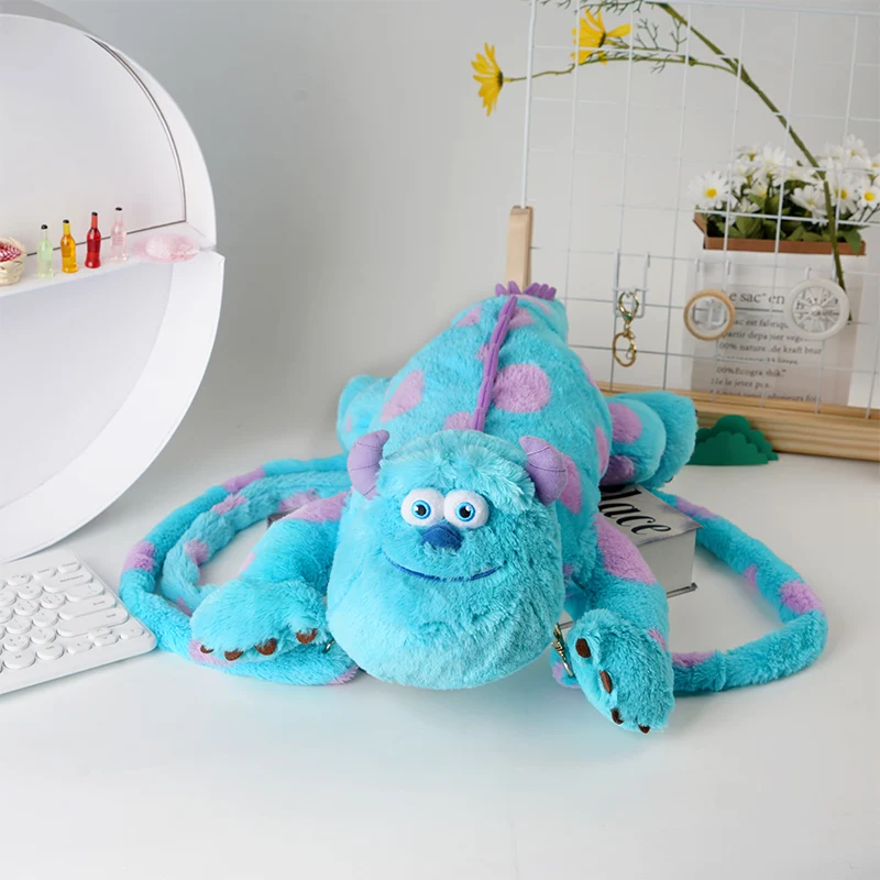 Potdemiel Disney Original Monster University Hairy Monster Sullivan Rucksack Geschenk für Freundin Geburtstag Cartoon Niedlicher Rucksack