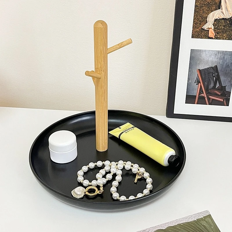 Simple entrance storage tray, desktop key, jewelry hanger, storage tray, living room sundries storage box