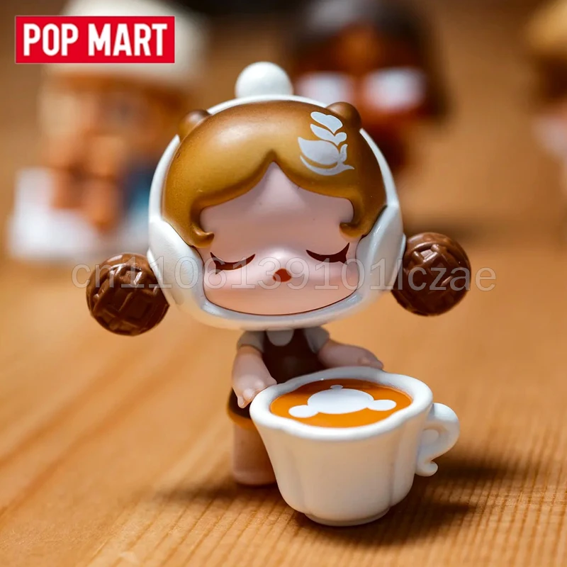 

POPMART Bean Coffee Factory Series слепая мини-сумка слепая коробка милый Popmart мини-аниме персонажи мини-кукла модный рождественский подарок