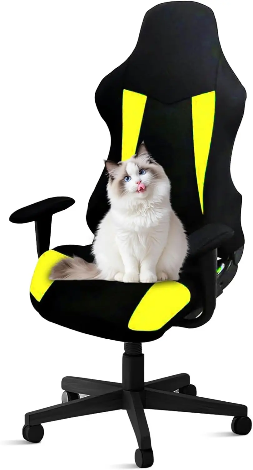 

Gaming Chair Covers, Computer Chair Slipcovers Cover Stretchable Elastic Hine Washable Of Computer Video Game Office Chair